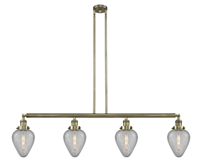Innovations - 214-AB-G165-LED - LED Island Pendant - Franklin Restoration - Antique Brass