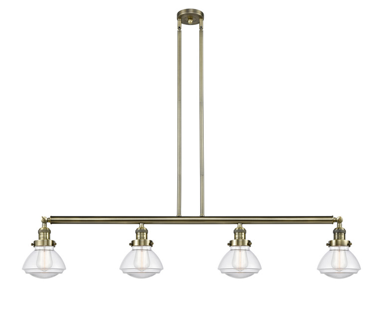 Innovations - 214-AB-G322-LED - LED Island Pendant - Franklin Restoration - Antique Brass