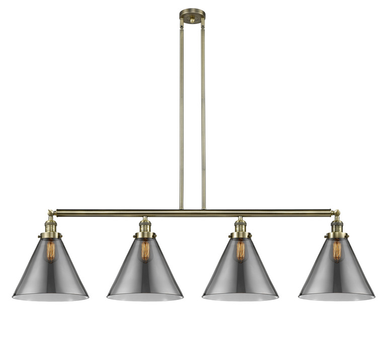 Innovations - 214-AB-G43-L-LED - LED Island Pendant - Franklin Restoration - Antique Brass