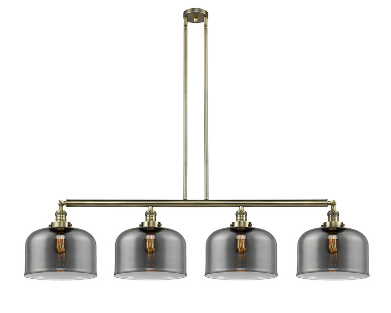 Innovations - 214-AB-G73-L-LED - LED Island Pendant - Franklin Restoration - Antique Brass