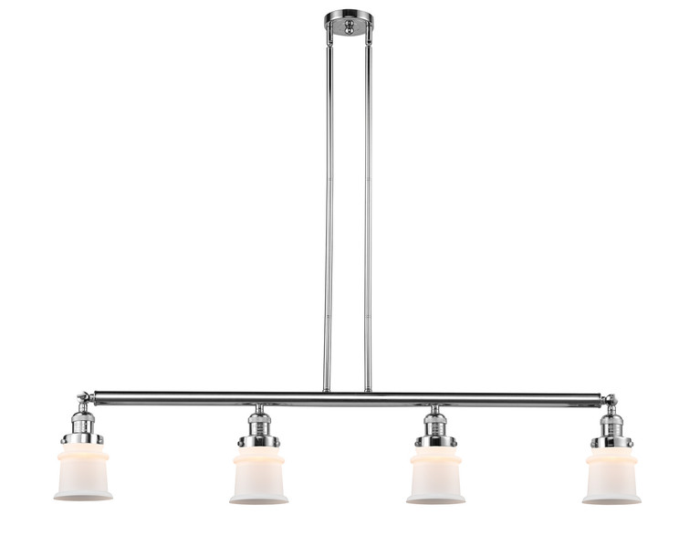 Innovations - 214-PC-G181S - Four Light Island Pendant - Franklin Restoration - Polished Chrome
