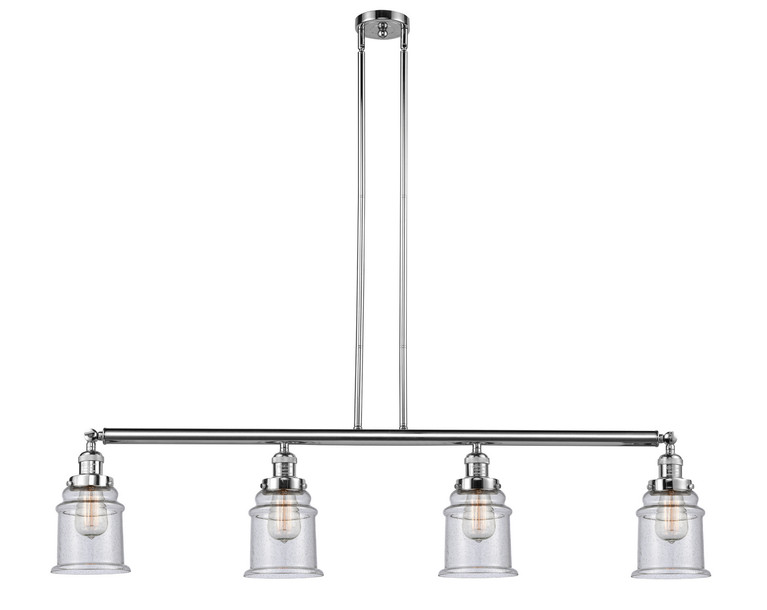 Innovations - 214-PC-G184 - Four Light Island Pendant - Franklin Restoration - Polished Chrome