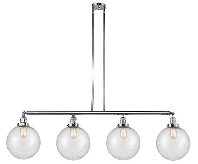Innovations - 214-PC-G204-10 - Four Light Island Pendant - Franklin Restoration - Polished Chrome