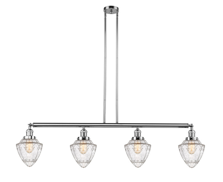Innovations - 214-PC-G664-7 - Four Light Island Pendant - Franklin Restoration - Polished Chrome