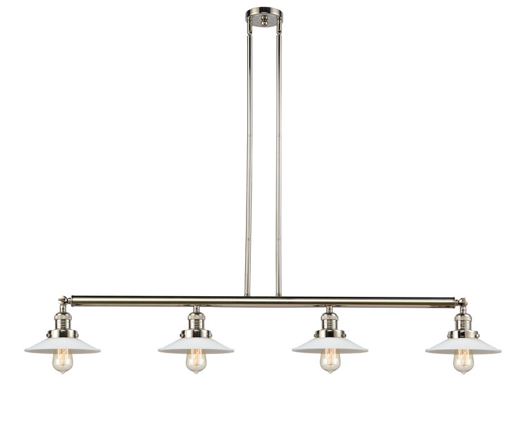 Innovations - 214-PN-G1 - Four Light Island Pendant - Franklin Restoration - Polished Nickel