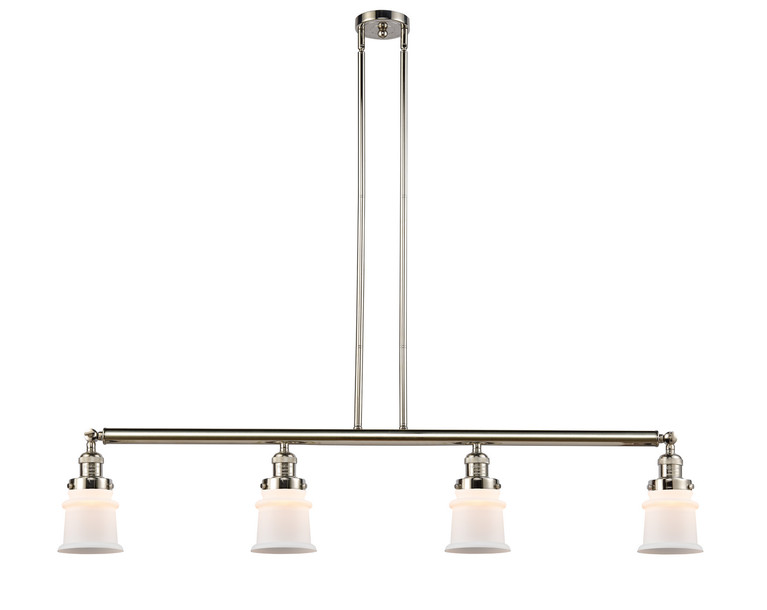 Innovations - 214-PN-G181S-LED - LED Island Pendant - Franklin Restoration - Polished Nickel