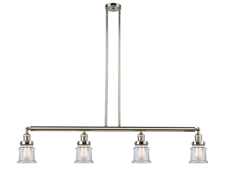 Innovations - 214-PN-G182S-LED - LED Island Pendant - Franklin Restoration - Polished Nickel