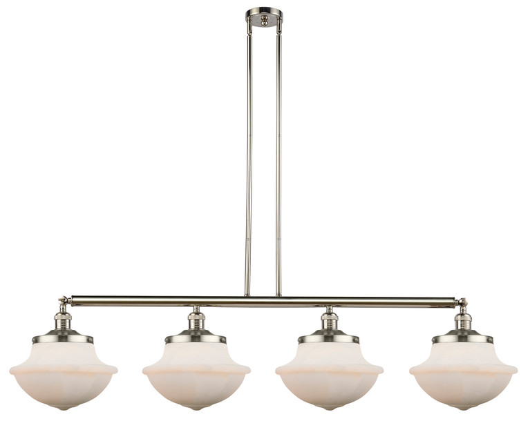 Innovations - 214-PN-G541 - Four Light Island Pendant - Franklin Restoration - Polished Nickel