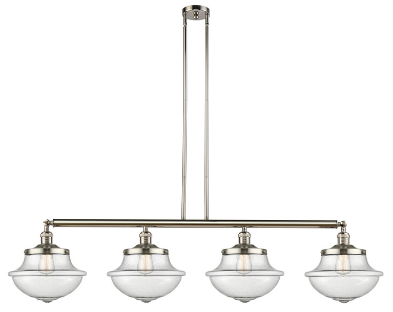Innovations - 214-PN-G544 - Four Light Island Pendant - Franklin Restoration - Polished Nickel