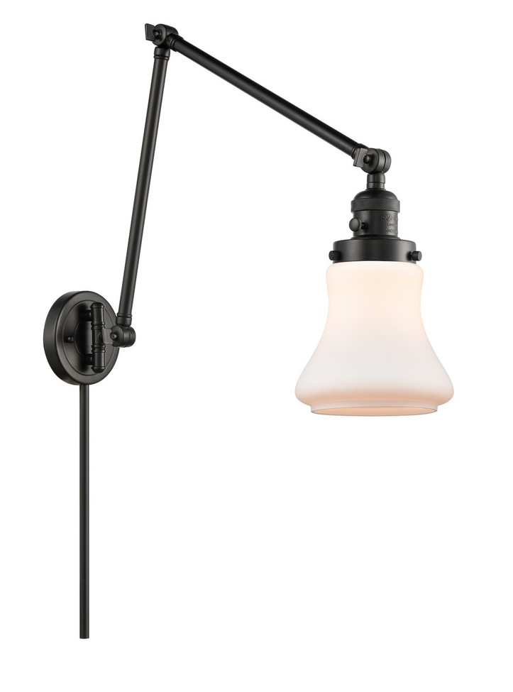 Innovations - 238-BK-G191 - LED Swing Arm Lamp - Franklin Restoration - Matte Black