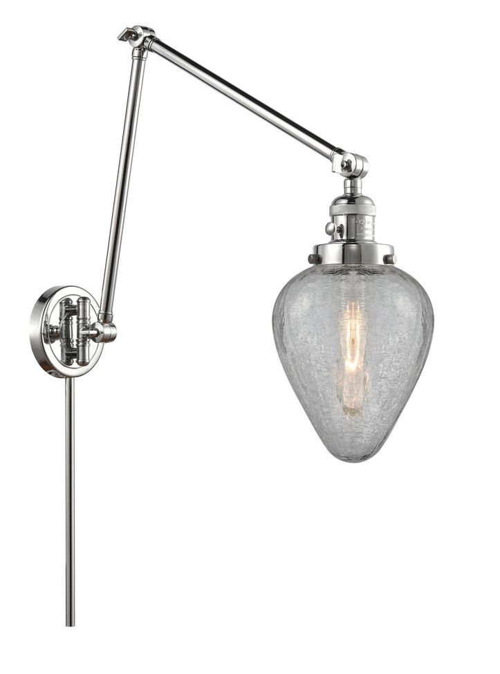 Innovations - 238-PC-G165 - One Light Swing Arm Lamp - Franklin Restoration - Polished Chrome