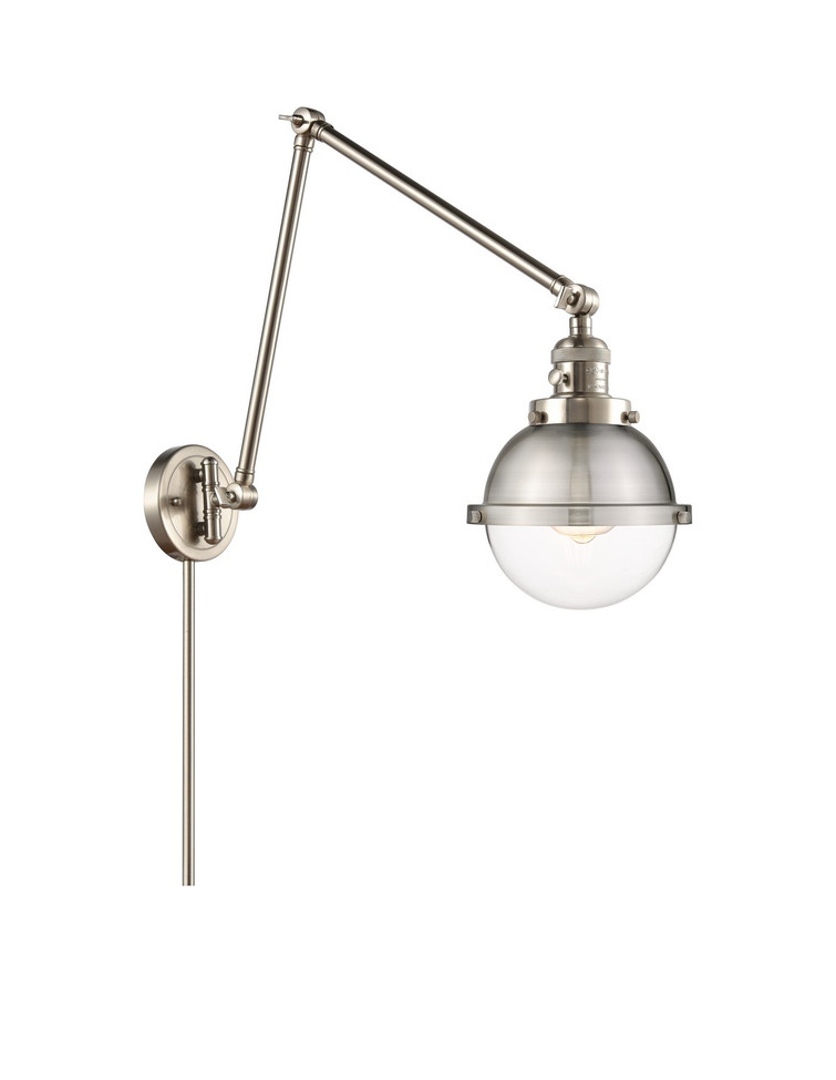 Innovations - 238-SN-HFS-62-SN - One Light Swing Arm Lamp - Franklin Restoration - Brushed Satin Nickel