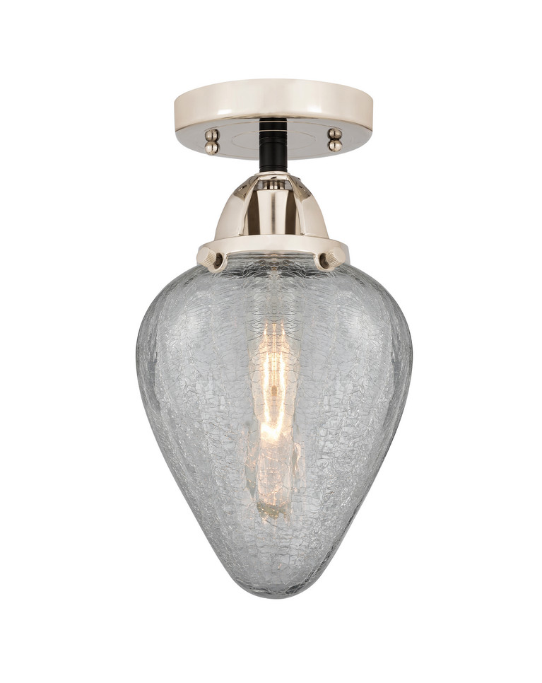 Innovations - 288-1C-BPN-G165 - One Light Semi-Flush Mount - Nouveau 2 - Black Polished Nickel