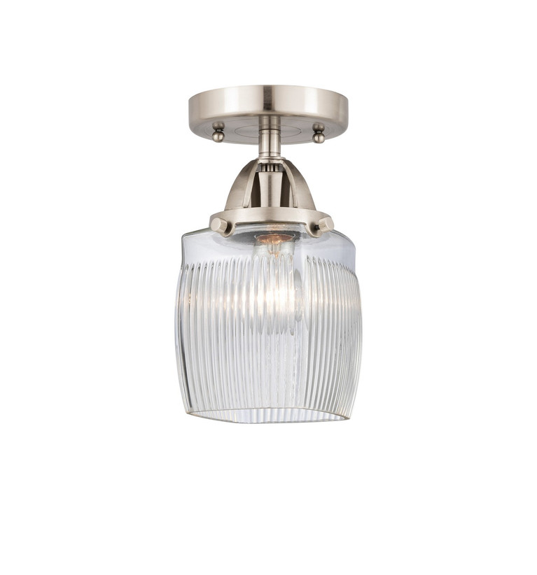 Innovations - 288-1C-SN-G302-LED - LED Semi-Flush Mount - Nouveau 2 - Brushed Satin Nickel