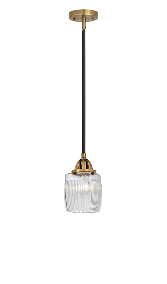 Innovations - 288-1S-BAB-G302 - One Light Mini Pendant - Nouveau 2 - Black Antique Brass