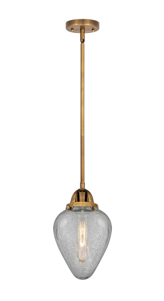 Innovations - 288-1S-BB-G165-LED - LED Mini Pendant - Nouveau 2 - Brushed Brass