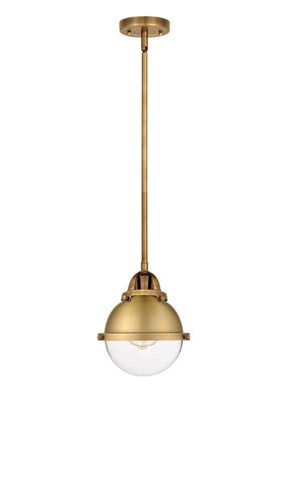 Innovations - 288-1S-BB-HFS-62-BB - One Light Mini Pendant - Nouveau 2 - Brushed Brass