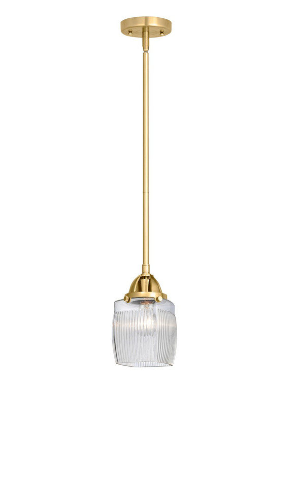 Innovations - 288-1S-SG-G302 - One Light Mini Pendant - Nouveau 2 - Satin Gold