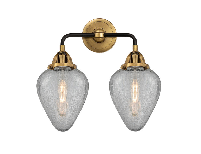 Innovations - 288-2W-BAB-G165 - Two Light Bath Vanity - Nouveau 2 - Black Antique Brass