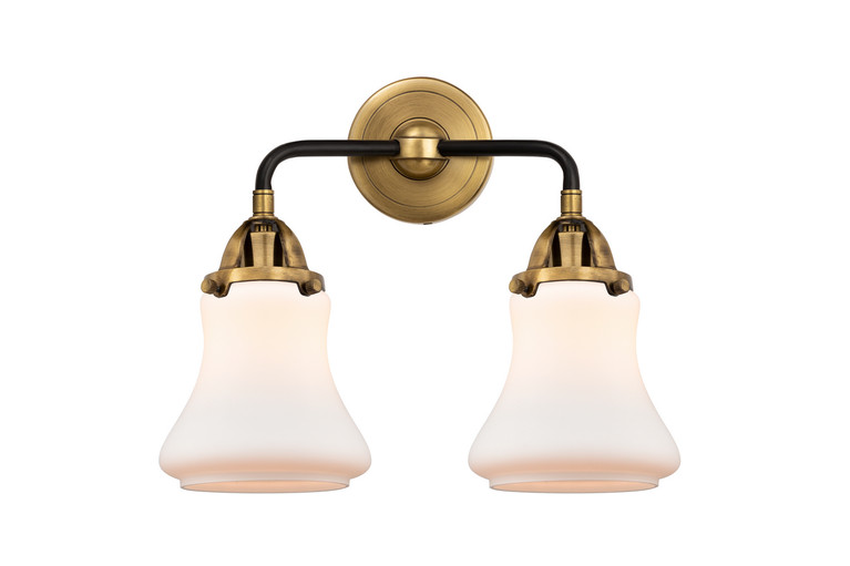 Innovations - 288-2W-BAB-G191 - Two Light Bath Vanity - Nouveau 2 - Black Antique Brass