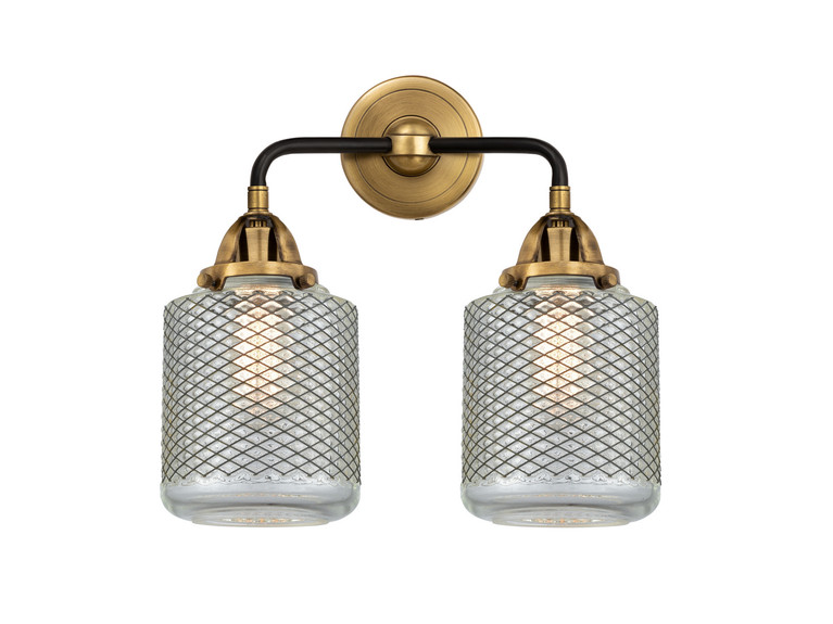 Innovations - 288-2W-BAB-G262 - Two Light Bath Vanity - Nouveau 2 - Black Antique Brass