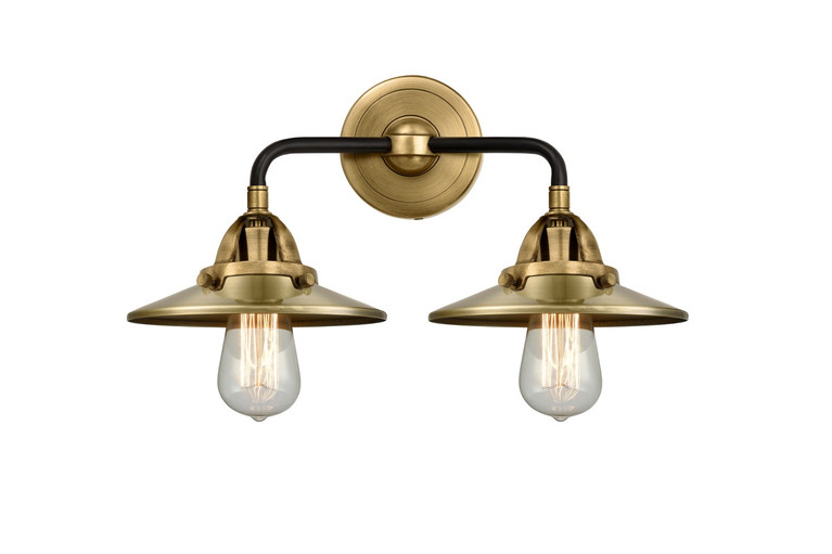 Innovations - 288-2W-BAB-M4-AB-LED - LED Bath Vanity - Nouveau 2 - Black Antique Brass