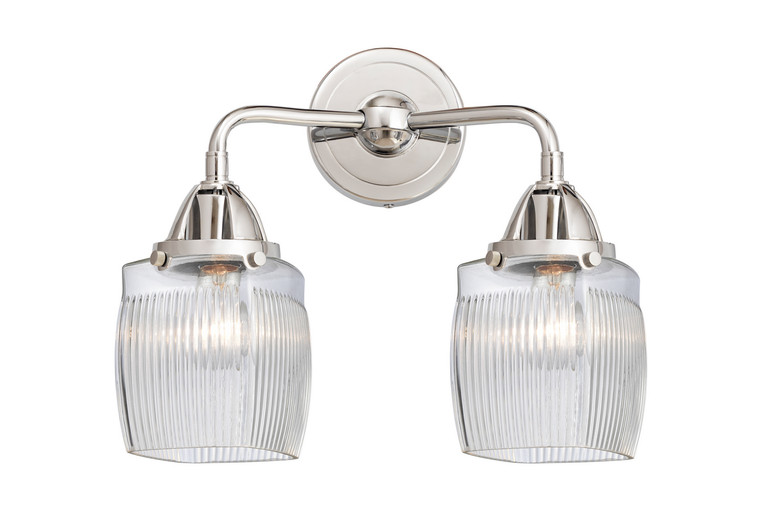 Innovations - 288-2W-PC-G302 - Two Light Bath Vanity - Nouveau 2 - Polished Chrome