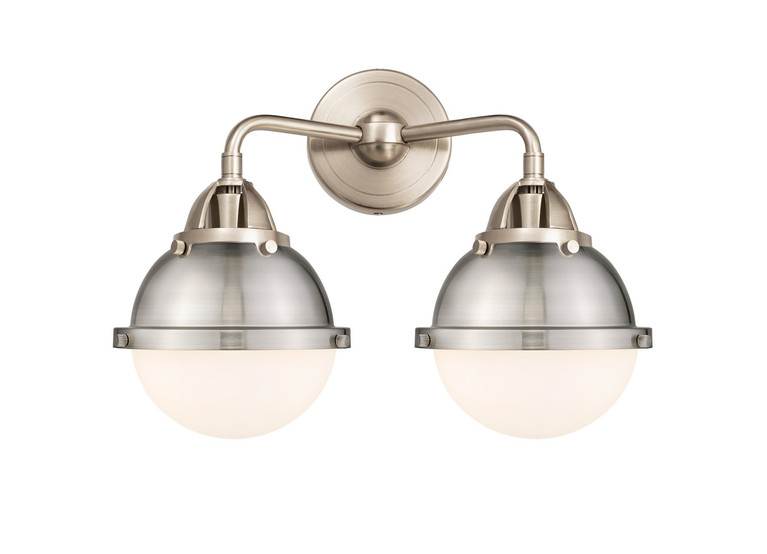 Innovations - 288-2W-SN-HFS-61-SN - Two Light Bath Vanity - Nouveau 2 - Brushed Satin Nickel