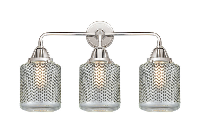 Innovations - 288-3W-PC-G262 - Three Light Bath Vanity - Nouveau 2 - Polished Chrome