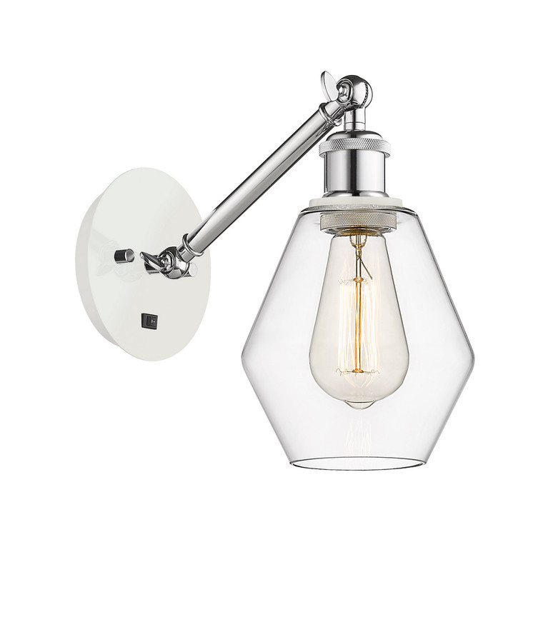 Innovations - 317-1W-WPC-G652-6 - One Light Wall Sconce - Ballston - White Polished Chrome