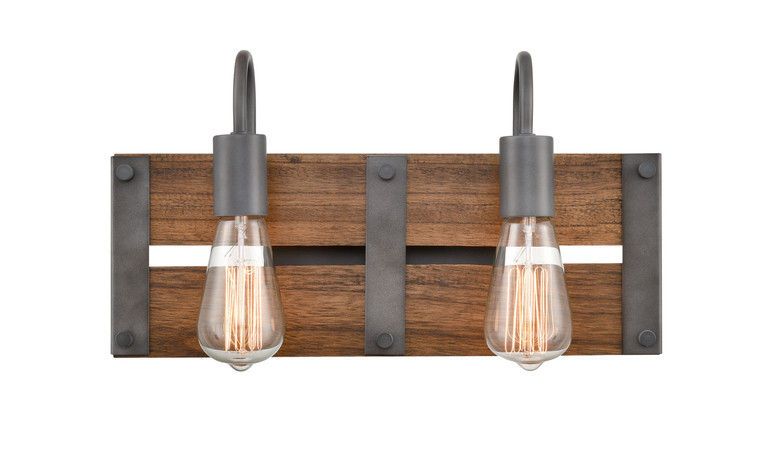 Innovations - 435-2W-AG - Two Light Bath Vanity - Austin - Aged Gun Metal