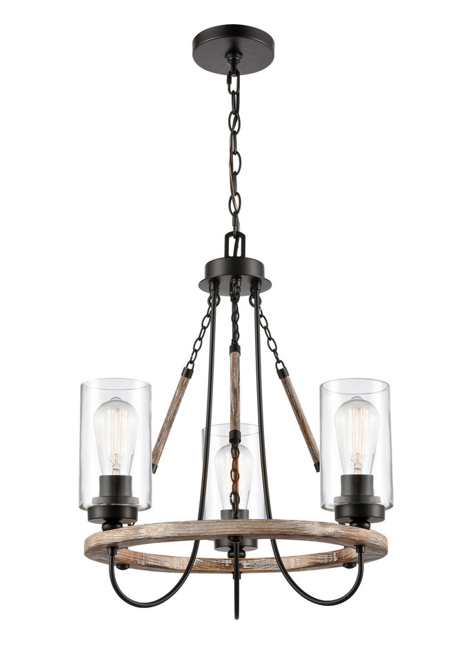 Innovations - 442-3CR-BK-G4422-LED - LED Mini Chandelier - Paladin - Matte Black