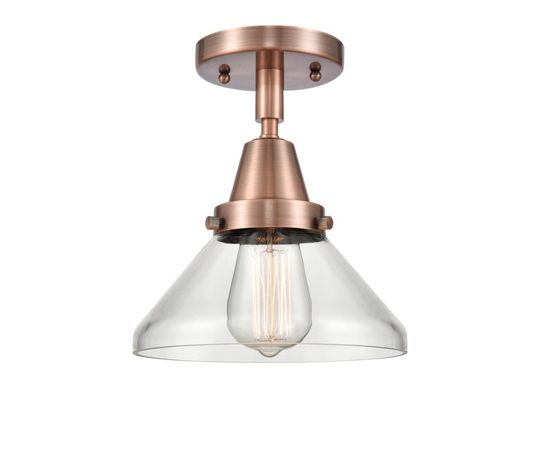 Innovations - 447-1C-AC-G4472-LED - LED Flush Mount - Caden - Antique Copper