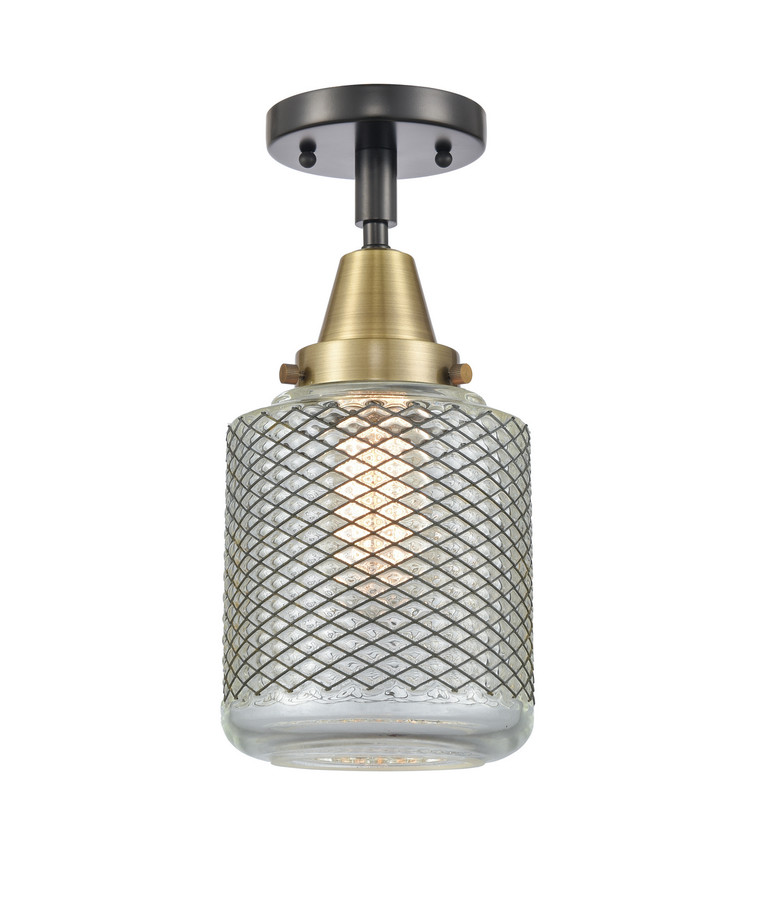 Innovations - 447-1C-BAB-G262-LED - LED Flush Mount - Caden - Black Antique Brass