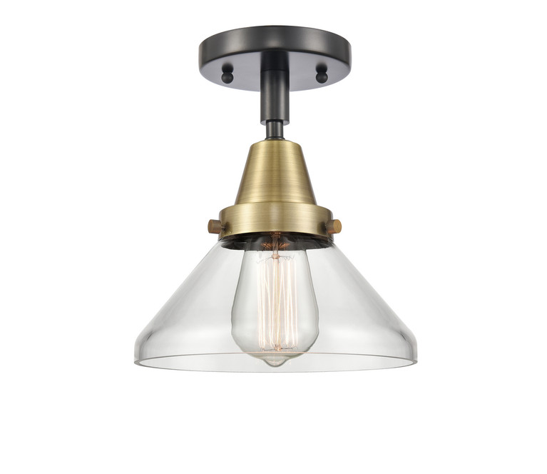 Innovations - 447-1C-BAB-G4472 - One Light Flush Mount - Caden - Black Antique Brass