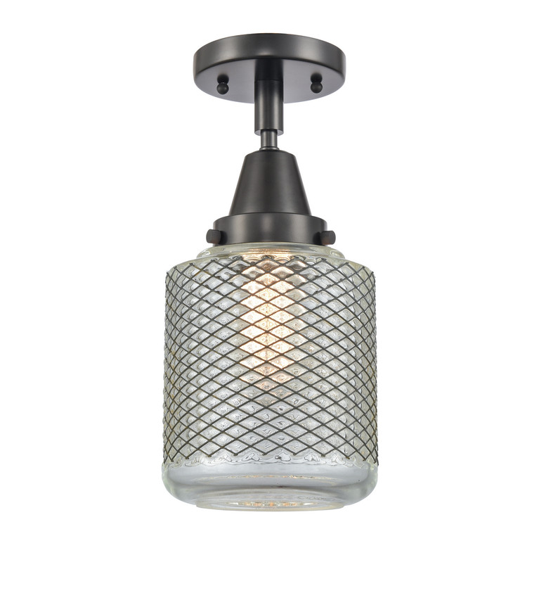 Innovations - 447-1C-BK-G262-LED - LED Flush Mount - Caden - Matte Black
