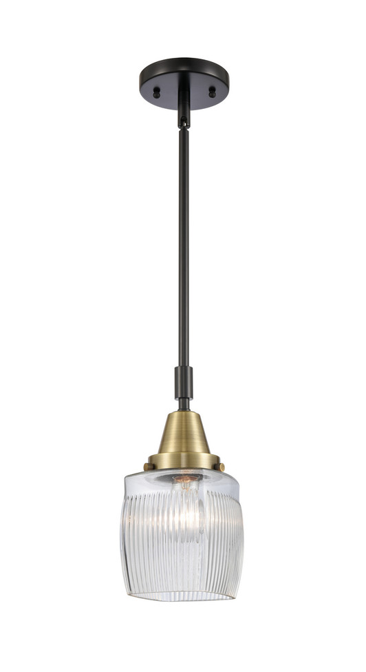 Innovations - 447-1S-BAB-G302-LED - LED Mini Pendant - Caden - Black Antique Brass