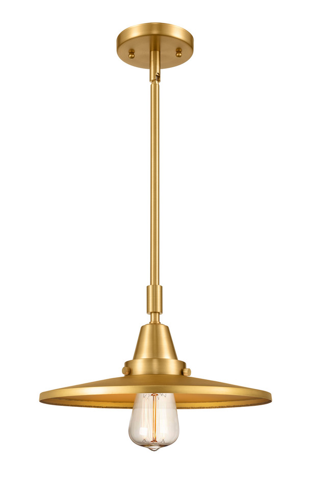 Innovations - 447-1S-SG-MFR-SG-12 - One Light Mini Pendant - Caden - Satin Gold