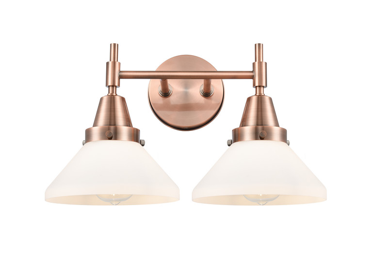 Innovations - 447-2W-AC-G4471 - Two Light Bath Vanity - Caden - Antique Copper