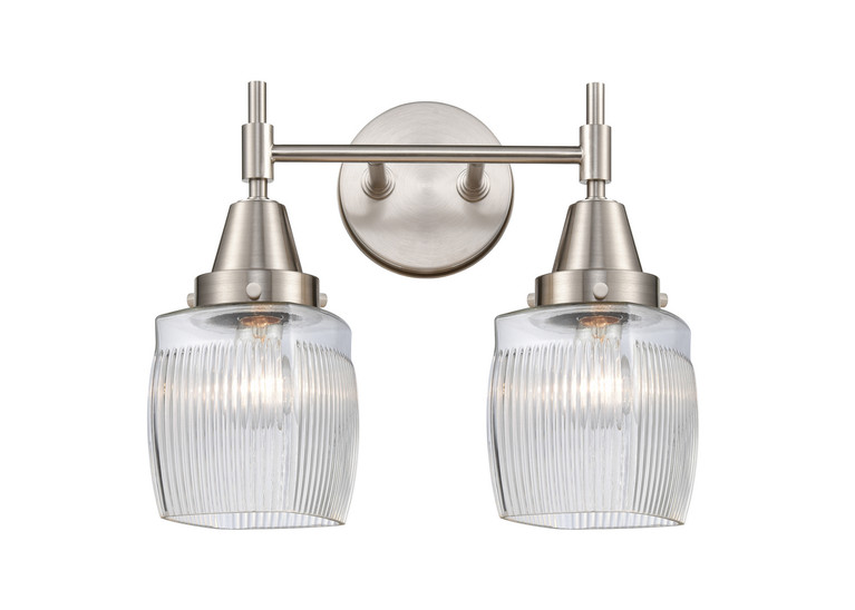 Innovations - 447-2W-SN-G302 - Two Light Bath Vanity - Caden - Satin Nickel