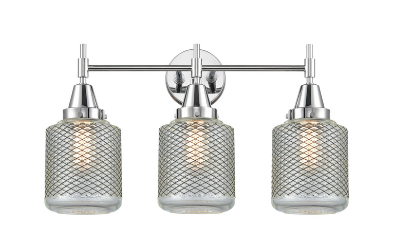 Innovations - 447-3W-PC-G262 - Three Light Bath Vanity - Caden - Polished Chrome