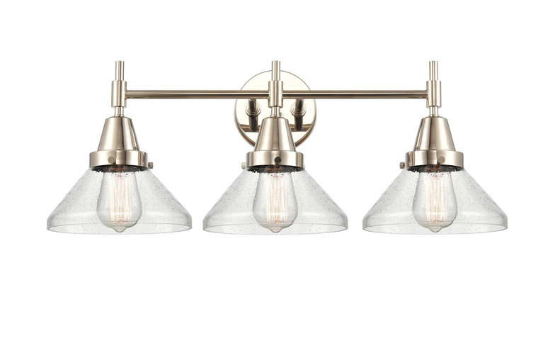 Innovations - 447-3W-PN-G4474 - Three Light Bath Vanity - Caden - Polished Nickel