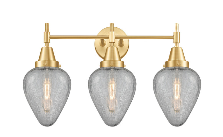 Innovations - 447-3W-SG-G165 - Three Light Bath Vanity - Caden - Satin Gold