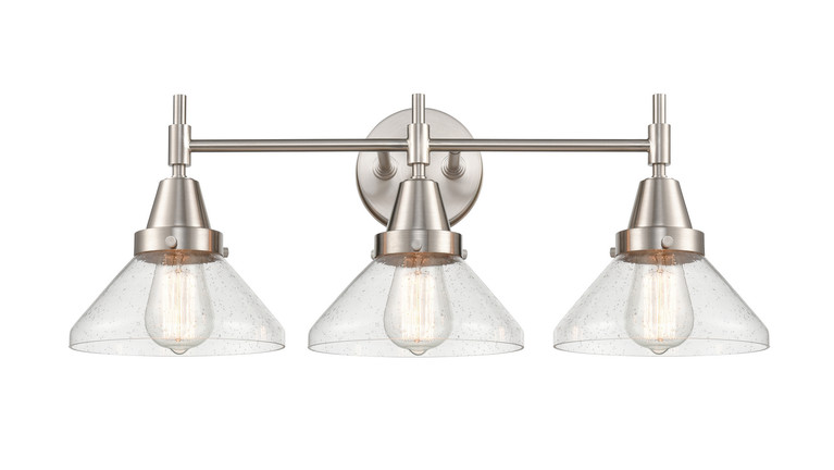 Innovations - 447-3W-SN-SDY-LED - LED Bath Vanity - Caden - Satin Nickel