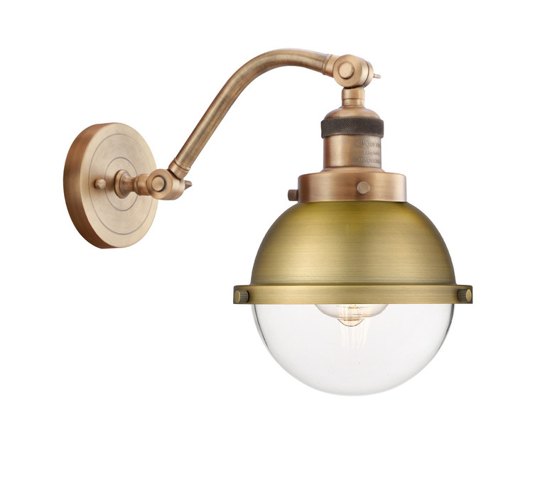 Innovations - 515-1W-BB-HFS-62-BB - One Light Wall Sconce - Franklin Restoration - Brushed Brass