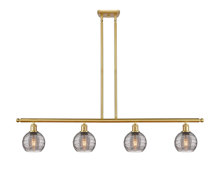 manufacturer_finish:Satin Gold|manufacturer_glass:Light Smoke Athens Deco Swirl|light_output:220.00lm|color_temperature:2200K|cri:99