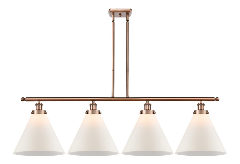 manufacturer_finish:Antique Copper|manufacturer_glass:Cased Matte White Cone 12|light_output:220.00lm|color_temperature:2200K|cri:99