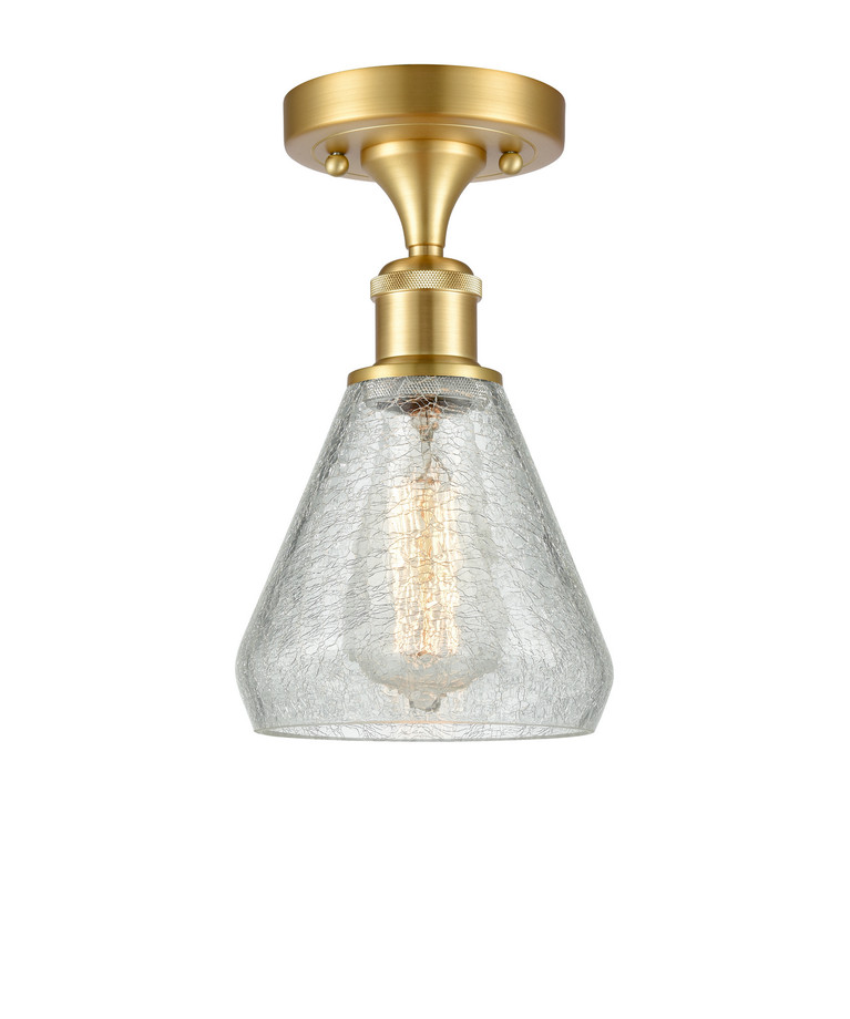 Innovations - 516-1C-SG-G275 - One Light Semi-Flush Mount - Ballston - Satin Gold