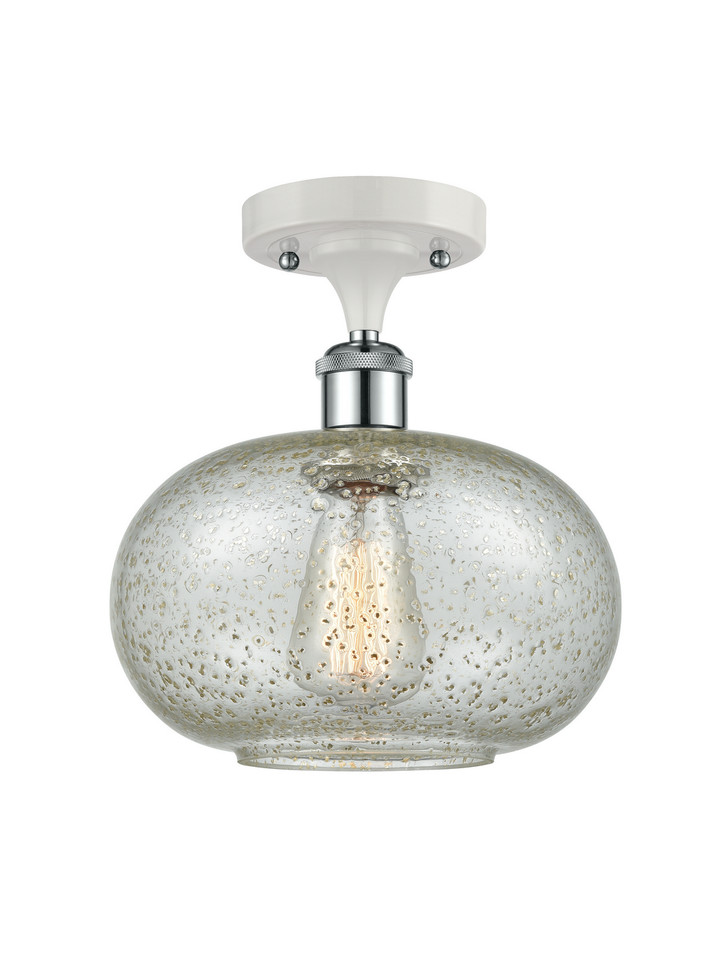 Innovations - 516-1C-WPC-G249-LED - LED Semi-Flush Mount - Ballston - White Polished Chrome