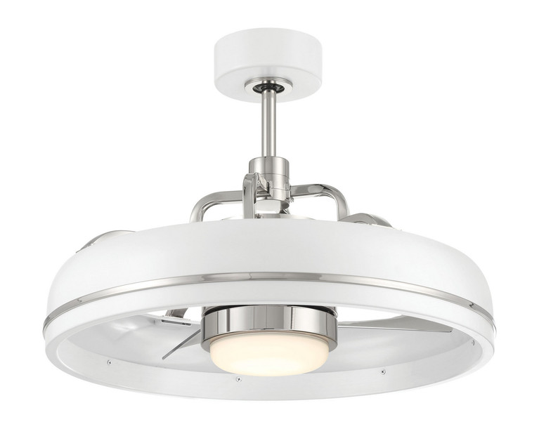 Craftmade - TYL24WPLN3 - 20 Ceiling Fan - Taylor - White/Polished Nickel